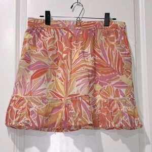 C&C California Lightweight Tropical Mini Skirt Size Large